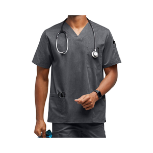 Ensembles de blouses d'infirmière élégants et de haute qualité pour hommes, en tissu tissé médical imprimé tendance, confortables et doux, avec détection d'aiguilles, taille XL - Product Image 1