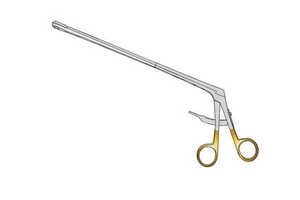 Mecanismo de trinquete con bloqueo, pinzas premium Spencer Robarts con eje de 235 mm de longitud para la extracción de pólipos uterinos y fibromas. - Product Image 3