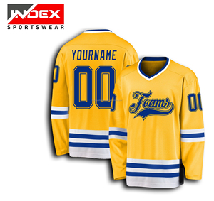 Maillot de hockey sur glace imprimé, coupe ajustée, durable, avec des designs personnalisés, 100% polyester, fabriqué au Pakistan - Product Image 5