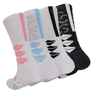 Calcetines deportivos de algodón con logotipo personalizado para hombre - Product Image 1