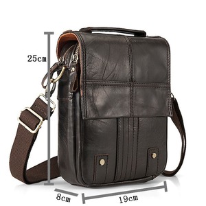 Sac messager en cuir pour femme, design multi-compartiments, étanche, sangle réglable, service OEM, usage quotidien - Product Image 1