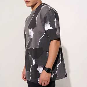 เสื้อยืดพรีเมียมคุณภาพสูง สไตล์อเมริกันและยุโรป หลายสี เสื้อยืดผู้ชายทรงหลวม น้ำหนักเบา ไซส์ใหญ่ - Product Image 3