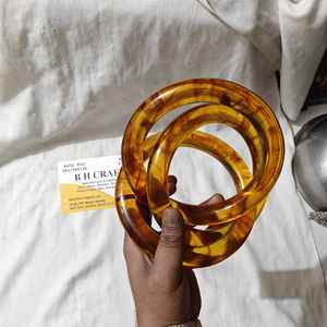 งานศิลปะตกแต่งผนังแบบโซ่เชื่อมต่อทรงกลมเรซิ่นอีพ็อกซี่สมัยใหม่ ดีไซน์ศิลปะสวยงาม - Product Image 5