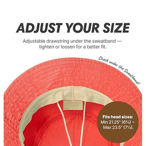 Chapeau Bob Couleur Unie Nouvelle Collection Respirant Durable Personnalisable Antidérapant Facile à Laver Qualité Supérieure Taille Unique - Product Image 5