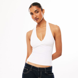 Débardeur pour femmes sur mesure avec impression de logo, style unique, décontracté, respirant, dernier modèle pour femmes, dernière collection - Product Image 4