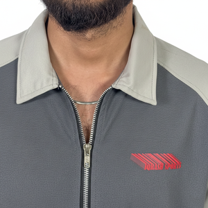 Camiseta polo de manga larga 100% algodón, lisa, personalizable para hombre, cuello redondo, manga completa, camiseta polo de alta calidad para hombre - Product Image 3