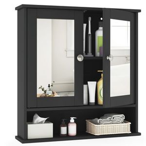 Bathroom Wall Mount Organizer with <b>Mirror</b> Cabinet <b>Bath</b> <b>Mirrors</b> - Product Image 3