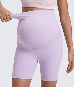Shorts de maternité sans couture pour femmes enceintes, collants de compression pour le cyclisme, printemps-été, leggings de maternité - Product Image 3