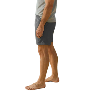 Pantalones Cortos Deportivos Personalizados para Hombre, Color Gris, Cintura Elástica con Cordón, Secado Rápido, Bermuda Casual, 100% Poliéster, Shorts de Baño - Product Image 2