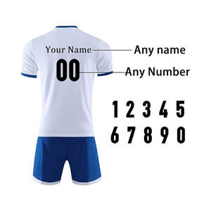 Uniforme de Fútbol Personalizable - 100% Poliéster de Secado Rápido, Tela de Malla Transpirable, Manga Corta, Personalización con Nombres de Equipo/Jugador, Logotipo y Posiciones - Product Image 6