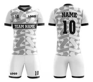 Maillots de football respirants de qualité supérieure, maillots de football à séchage rapide, maillots de football à manches courtes, respirants et à séchage rapide - Product Image 6