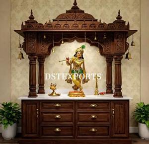 Marco de Puerta de Madera de Teca Sólida Hecho a Mano, Diseño Maharaja Premium Personalizado, Desmontable, Duradero, Precio de Fábrica, EE. UU. - Product Image 5