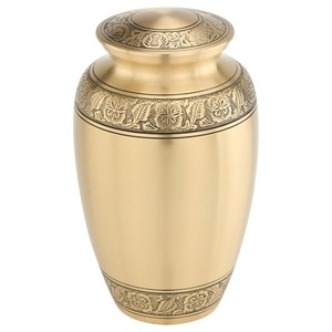 Classic Laurel White American Style Extra <b>Large</b> Cremation <b>Urn</b> Traditional Engraved Band 200 Cubic Inch Capacity for Adult - Product Image 1