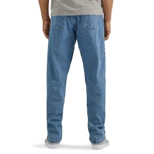 กางเกงยีนส์ทรงตรงสไตล์วินเทจฟอกสีสำหรับผู้ชาย สตรีทแวร์ลำลอง กางเกงทรงหลวมโอเวอร์ไซส์สำหรับทุกเพศ - Product Image 3