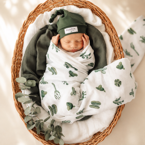 GOTS Certified Cotton Muslin Baby Swaddle <b>Blanket</b> | Custom Printed Solid/Character Eco-Friendly Newborn Wrap Soft Breathable - Product Image 1