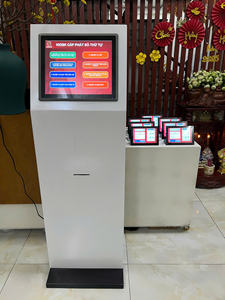 Kiosco Profesional de Gestión de Colas e Información Pública con Lector de Tarjetas de Identificación e Impresora Integrada |   AT-KIOSK – Disponible para OEM - Product Image 3