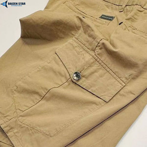 Pantalones Cortos Cargo Casuales para Hombre, Tejidos, Sólidos, Holgados, para Actividades al Aire Libre, con Múltiples Bolsillos, Transpirables, de Secado Rápido, Ligeros, para Verano, Trabajo y Senderismo - Product Image 6