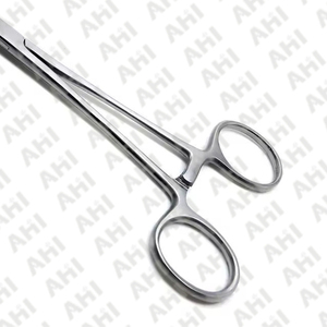 AHI Curved Straight Stainless Steel <b>Sponge</b> Holding Forceps Manual Reusable Hospital Surgical Clamping CE Certified Instrument - Product Image 3