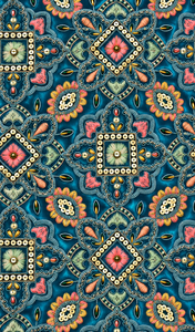 Motif de broderie sur velours Firozi bicolore, motif 9000, matière de base pour veste ethnique femme, lehenga de mariée, abaya - Product Image 1