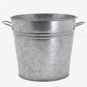 Pots à fleurs en zinc les plus vendus, pots de jardinage style ferme, pots de fleurs en métal, pots à fleurs en zinc imprimés avec autocollants émaillés - Product Image 4