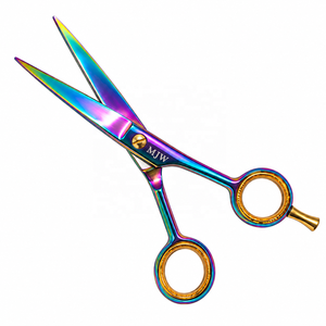 Ciseaux de coiffure multicolores pour salon de beauté, droitiers, 6,5 pouces, pour barbier, pour la coiffure - Product Image 3