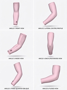 Manchons de compression unisexes Shaheen Fit réversibles en Spandex/Polyester 5mm à séchage rapide, avec logo personnalisé, faible MOQ, en stock - Product Image 6