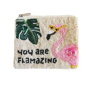 Monedero Elegante con Bordado de Cerezas y Cuentas, Mini Bolsa con Cremallera, Diseño Único Hecho a Mano en India - Product Image 2