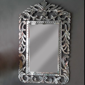 Espejo de Pared Decorativo de Estilo Barroco Veneciano Antiguo con Marco Tallado Ornamentado |   Espejo Decorativo de Vidrio de Lujo para Decoración del Hogar - Product Image 1