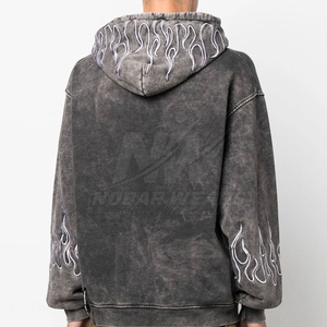 Sweats à capuche délavés à l'acide 100% coton Coupe oversize Anti-rétrécissement Matière de haute qualité Design délavé unique Parfait pour le streetwear décontracté - Product Image 5