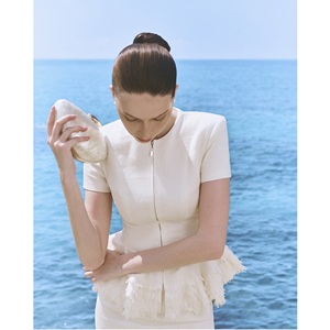 Falda Midi de Cintura Alta para Mujer, con Adornos, Hecha a Mano, de Lino Premium con Detalles Deshilachados, Falda Casual para Mujer - Product Image 4