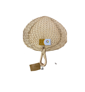 Abanicos de mano de hoja de palma de Vietnam, artesanías de mimbre para decoración del hogar, ventilador fresco Vintage para regalo artesanal, boda, venta al por mayor de fábrica - Product Image 6