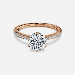 แหวนทองคำ 10K ดีไซน์หรูหราสำหรับผู้หญิง ประดับเพชรโมอิสซาไนต์ทรงเรขาคณิต ทันสมัย เหมาะสำหรับเป็นของขวัญหมั้น วันครบรอบแต่งงาน หรือของขวัญวันแต่งงาน แบบครึ่งวงแหวน - Product Image 1