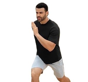 T-shirt de sport personnalisé par sublimation pour homme, séchage rapide, fitness, OEM, anti-humidité, léger, manches courtes - Product Image 6