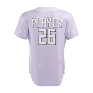 Camiseta de Béisbol para Mujer, Personalizada para Equipos, Ropa Deportiva para Torneos, Entrenamientos y Juegos con Tela de Impresión por Sublimación - Product Image 2