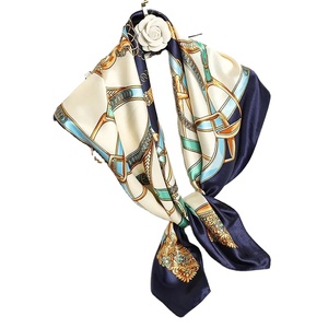 Écharpe en soie personnalisée de qualité supérieure, écharpe en soie pure de qualité supérieure pour femmes, satin uni, écharpe légère pour le cou, toucher doux - Product Image 6