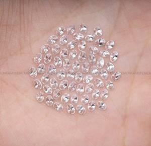 OM GEMS Diamant de laboratoire ovale 4,0x2,5mm, couleur fantaisie, blanc, percé au laser, taille antique unique, pour la création de bijoux - Product Image 6