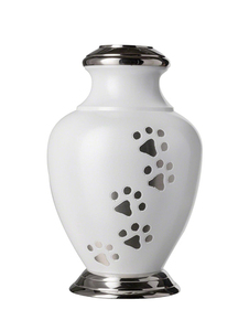 Decorative Stainless Steel Modern Eco-Friendly Pet Cremation <b>Urns</b> for <b>Dog</b> Ashes Small Funeral Supplies Wholesale - Product Image 1
