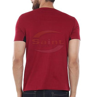 Camiseta de Hombre de la Mejor Calidad, Cómoda para Uso Diario, Transpirable, de Secado Rápido, Ecológica, 220 Gramos, Lisa, Casual, de Manga Corta y Cuello Redondo