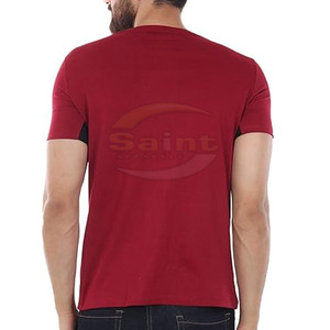 T-shirt pour homme de qualité supérieure, confortable pour un usage quotidien, respirant, séchage rapide, écologique, 220 grammes, uni, décontracté, manches courtes, col rond - Product Image 2