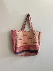 Bolso Tote Kantha de Lujo para Mujer, Gran Capacidad, Bolso de Hombro Acolchado Suave, Bolso de Moda Ecológico, Personalizado para Verano - Product Image 6