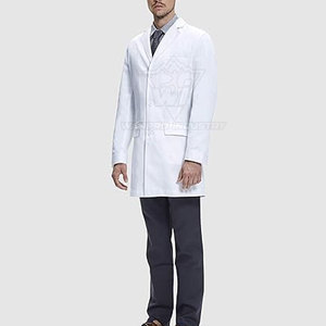 Blouse de laboratoire technique confortable en mélange de coton, vêtement de protection durable pour les médecins, les scientifiques, les techniciens de laboratoire, à utiliser au quotidien - Product Image 4