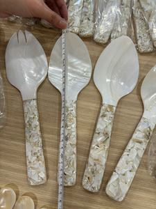 Cuchara de Concha Premium para Restaurantes de Alta Cocina, Juego de Cucharas de Caviar de Nácar de Lujo al por Mayor, Concha Natural Ecológica - Product Image 6
