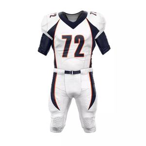 Nuevos uniformes de fútbol Americano de tamaño adulto, Jersey de fútbol americano bordado a bajo precio con pantalones acolchados para hombres - Product Image 1