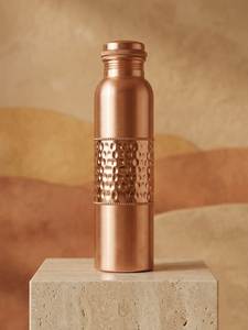 Bouteille d'eau en cuivre minimaliste, portable, pour les voyages - Product Image 3