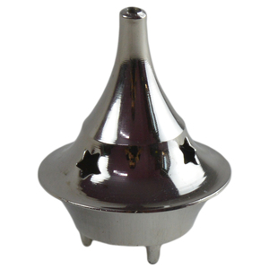 Brûleur d'encens standard en laiton, porte-encens en métal, design de décoration intérieure avec finition plaquée, support d'encens pour parfum - Product Image 5