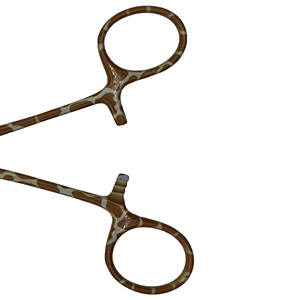 Juego de tijeras médicas de forja de vendaje con patrón de enfermería, tijeras de enfermería con estampado marrón, tijeras de vendaje, instrumentos médicos de arteria - Product Image 5