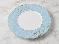 Assiette plate en porcelaine à large bord, 30 cm, grande assiette ronde pour hôtel, restaurant et repas à domicile