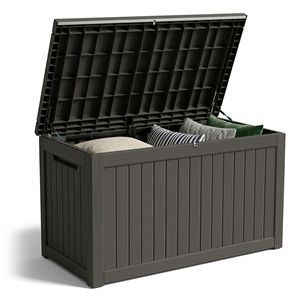Caja de Almacenamiento Exterior Impermeable de Resina de 230 Galones, Contenedor con Cerradura para Cojines de Patio y Herramientas de Jardín - Product Image 2