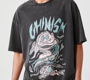 T-shirt en coton épais 300 GSM pour hommes, coupe ample et oversize, vente en gros, marque privée OEM - Product Image 2