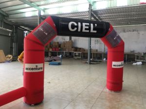 ซุ้มโค้งเป่าลมขนาด 12 ฟุต กันน้ำและกันแดด สำหรับงานโฆษณาและกิจกรรมกีฬา - Product Image 3